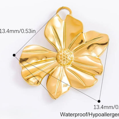 GOLD FLOWER CHARM